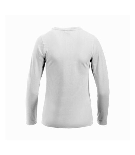 Clique Womens/Ladies Carolina Long-Sleeved T-Shirt (White) - UTUB831