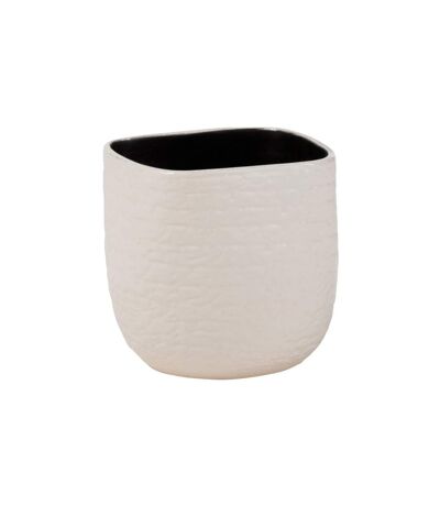 Cache-Pot en Céramique Audrey 18cm Blanc