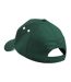 Casquette 100% Coton Adulte Unisexe Vert Bouteille Blanc Beechfield-2