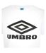 T-shirt blanc homme umbro life tee 931360 - m-3