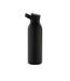 Ara flip top recycled stainless steel 500ml water bottle one size black Avira-2