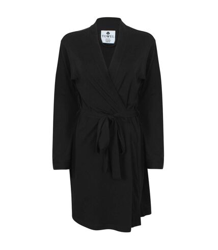 Towel City - Peignoir de bain 100% coton - Femme (Noir) - UTRW1587