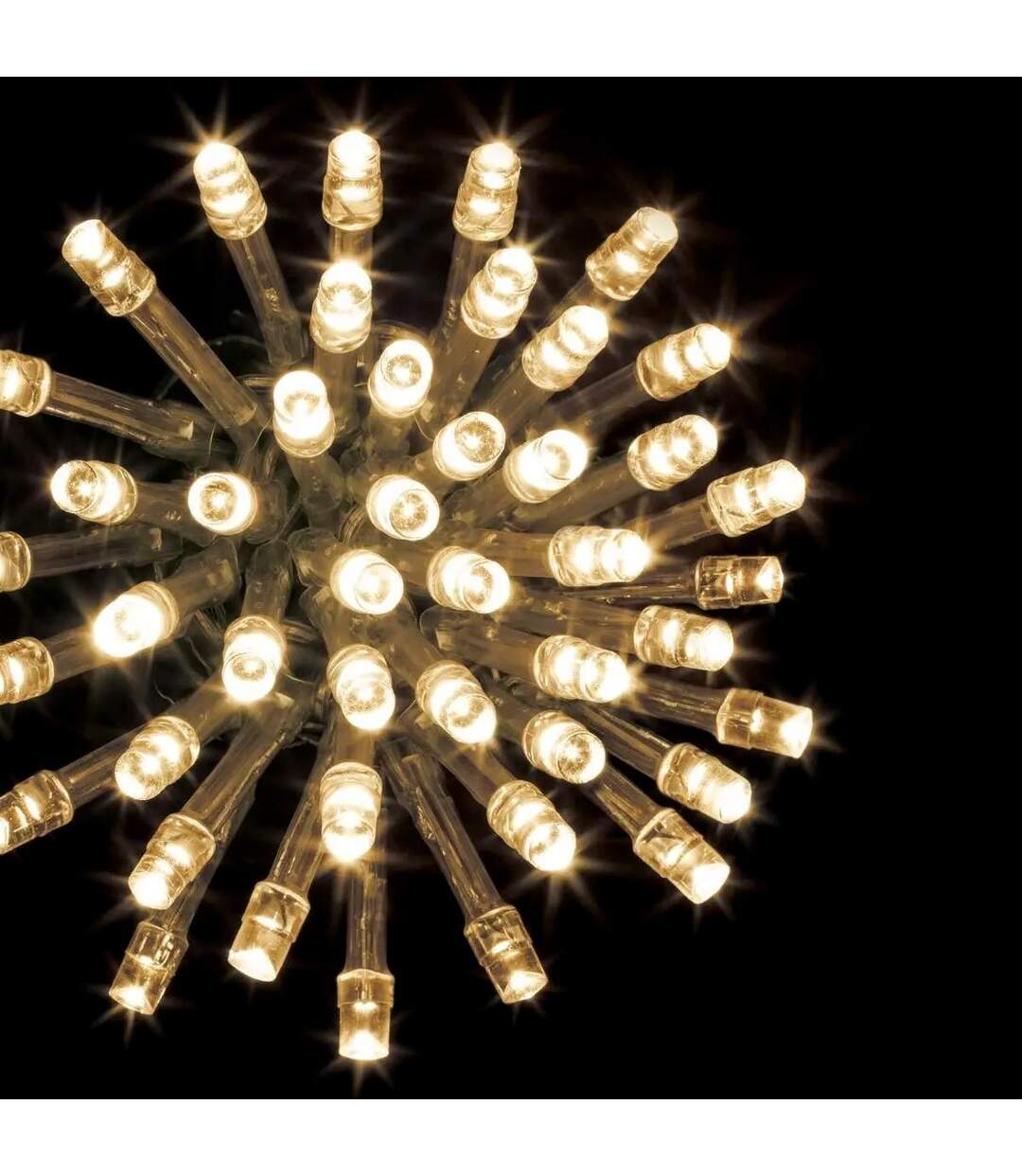 Guirlande de Noël Lumineuse Timer 50m Blanc Chaud-1
