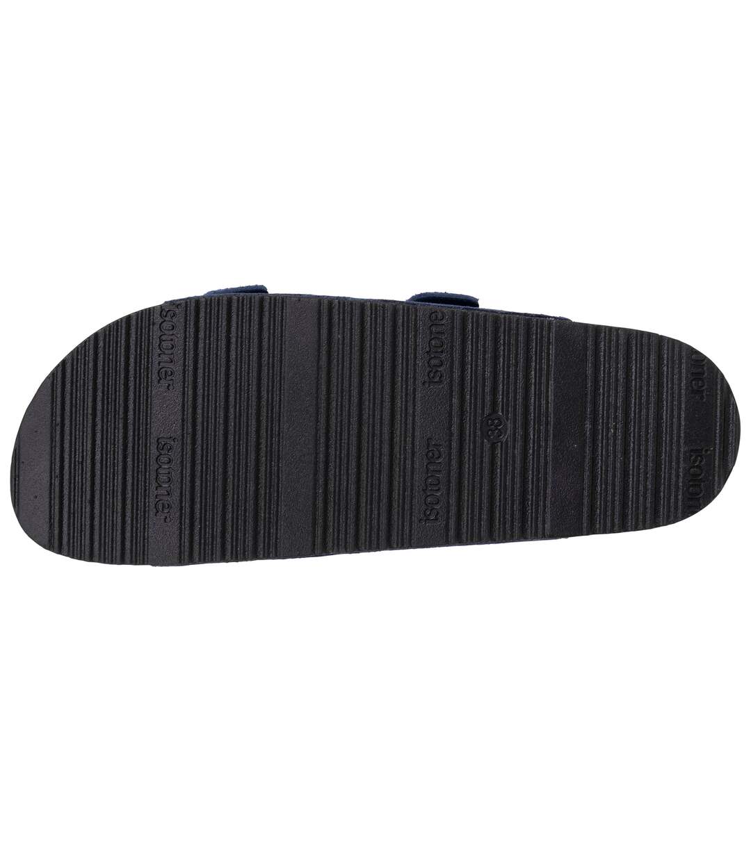 Isotoner Sandales femme semelle intérieure cuir patch talon confort everywear-5