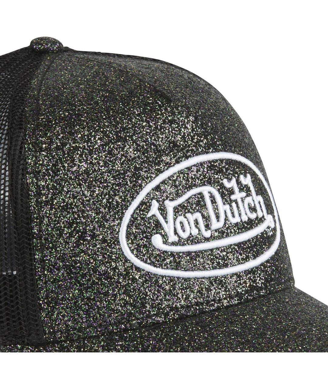 Casquette baseball avec filet femme à paillettes Glitter Vondutch-3