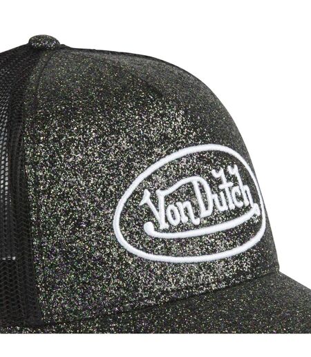 Casquette baseball avec filet femme à paillettes Glitter Vondutch