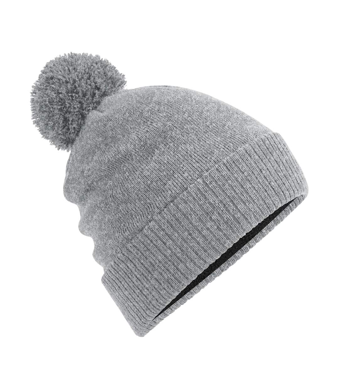 Bonnet gris chiné Beechfield-1