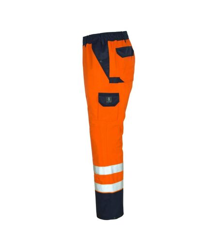 Pantalon De Pluie Safe Image Homme Orange Fluo Orange Fluo Bleu Marine Bleu Marine Mascot