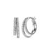 Boucles d'oreilles Duo Circlet, Cristal d'Autriche-1