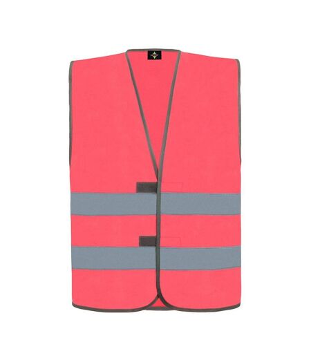 Gilet Haute Visibilité Passau Adulte Rose Néon Korntex
