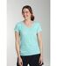 Tee Shirt Col V Lurex Manches Courtes Femme Tee Sun Carage() | Gerard Pasquier Avec Col-v | Gerard P-1