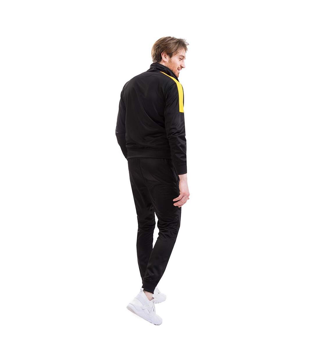 Ensemble De Survêtement Tuta Revolution Homme Noir Jaune Givova-2