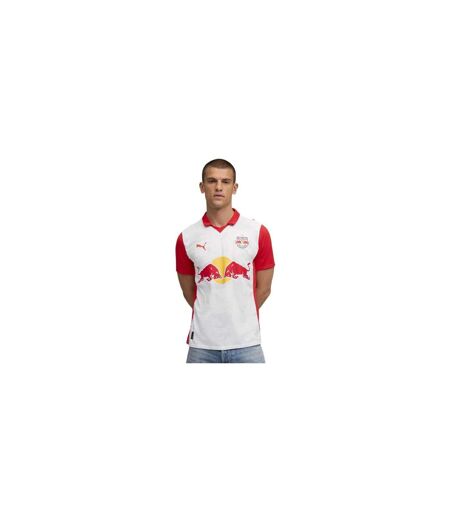 Mens Salzburg 25/26 Red Bull Home Jersey White Red Puma