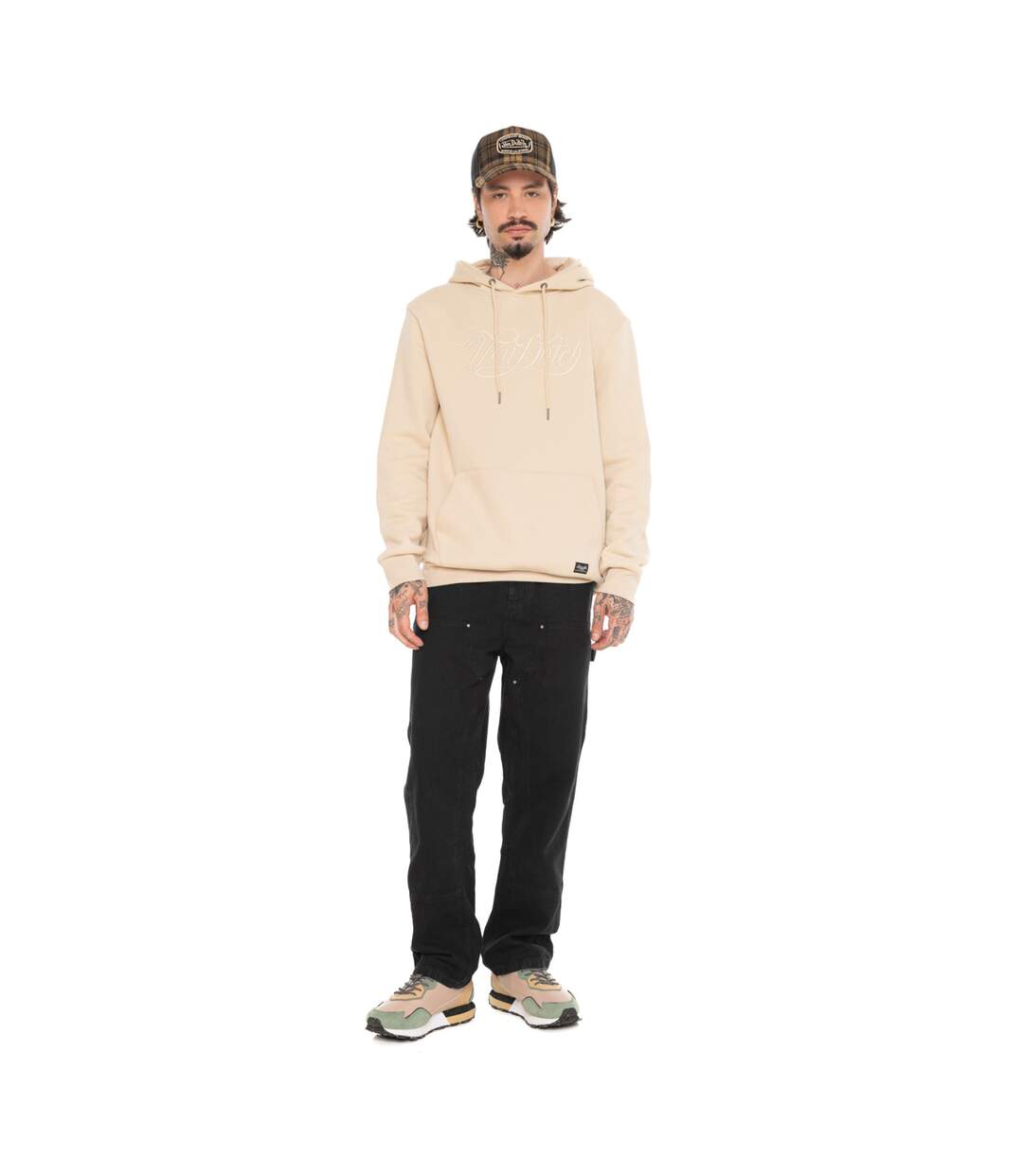 Sweat à capuche en molleton avec broderie Ruben Vondutch-5