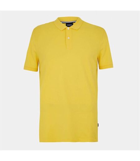 Polo Pallas Homme Jaune Boss