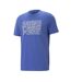 T-Shirt bleu homme puma summer - s-1