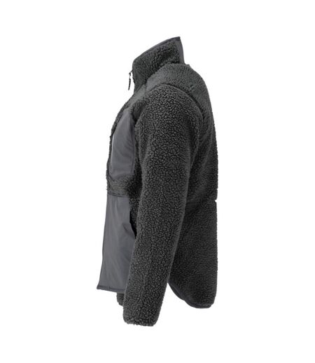 Mens Customized Zipped Jacket Stone Grey Mascot