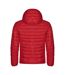 Mens Hudson Padded Jacket Red Clique-2
