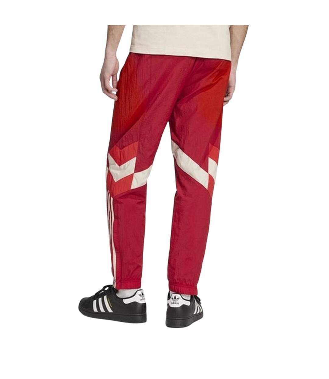 Mens Bayern Munich Tracksuit Bottoms Maroon Adidas-2