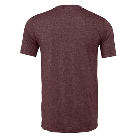 T-shirt cvc adulte marron chiné Bella + Canvas