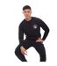 Mens Round Neck Sweatshirt Black Aquascutum-3
