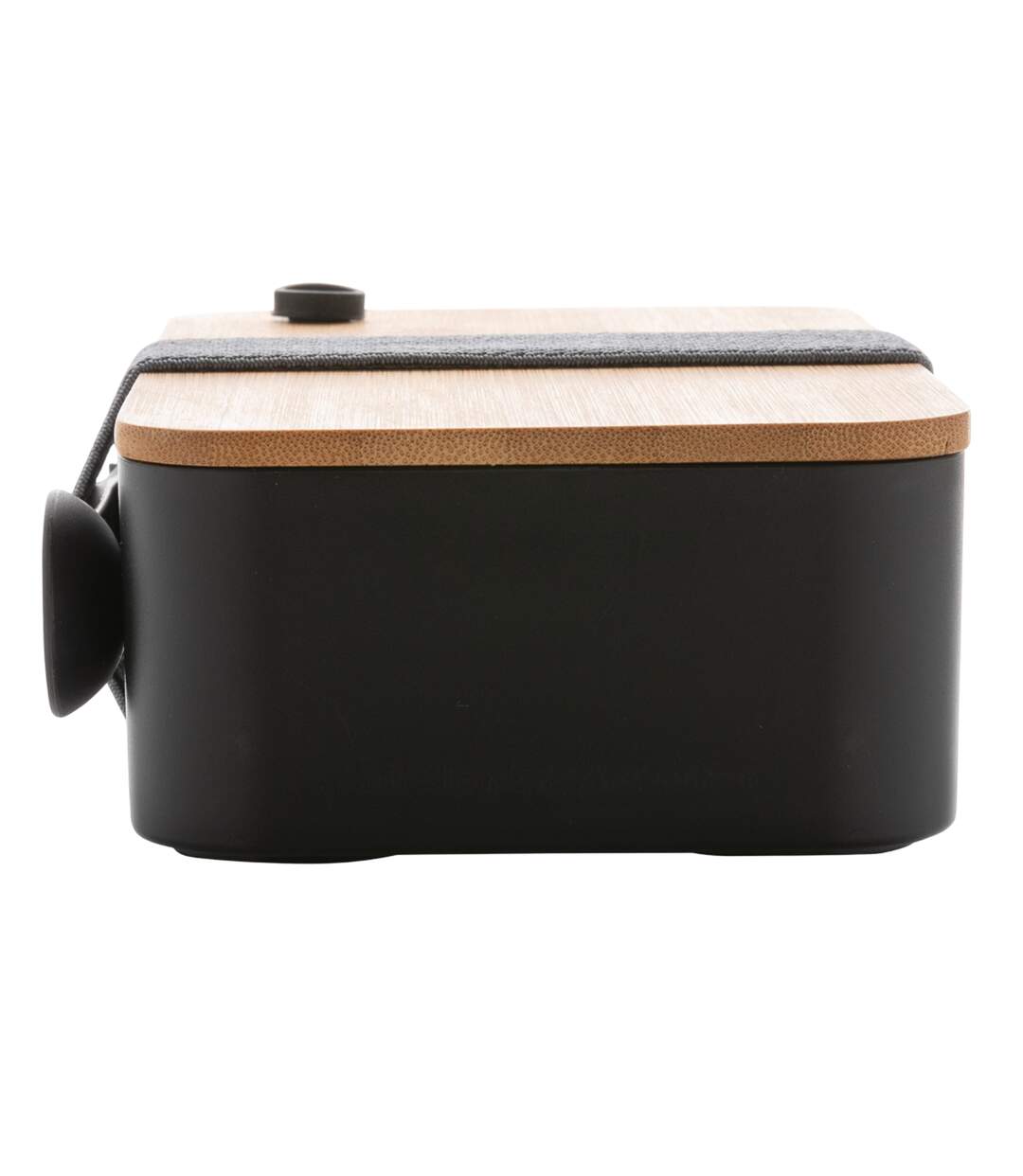 Bamboo lunch box 6cm x 19cm x 12cm black XD Collection-4
