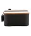 Bamboo lunch box 6cm x 19cm x 12cm black XD Collection-4