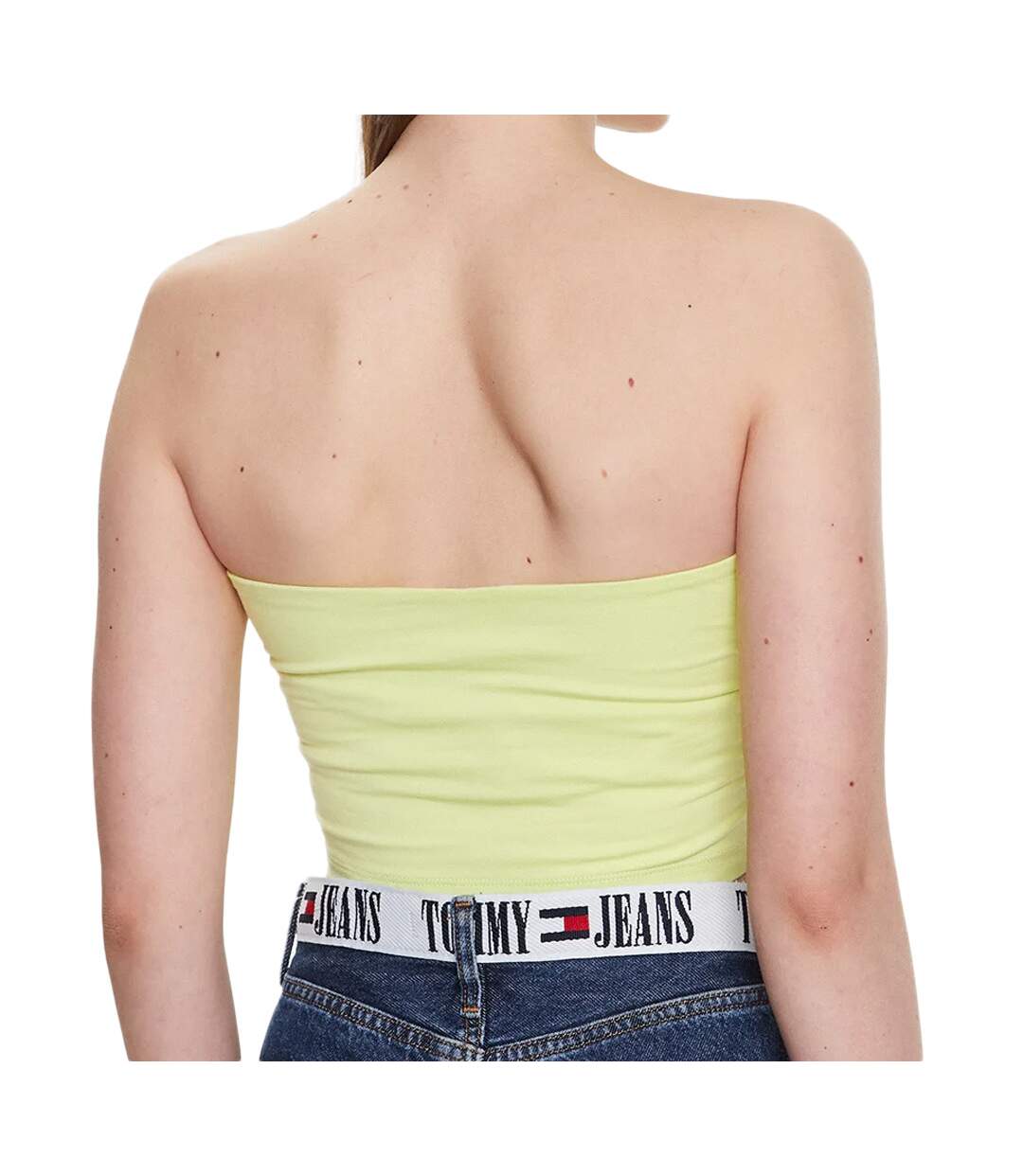 Top Bandeau Vert Femme Tommy Hilfiger Tjw Essential Tube T-2