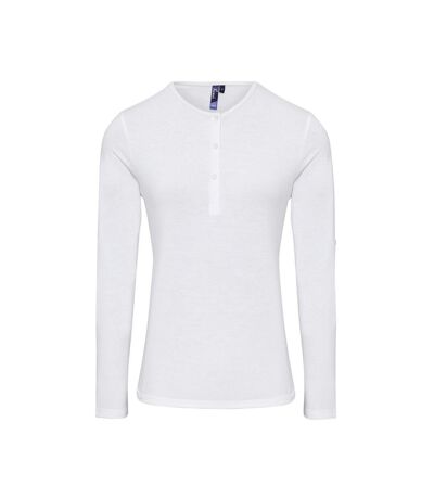 T-shirt Long John Femme Blanc Premier