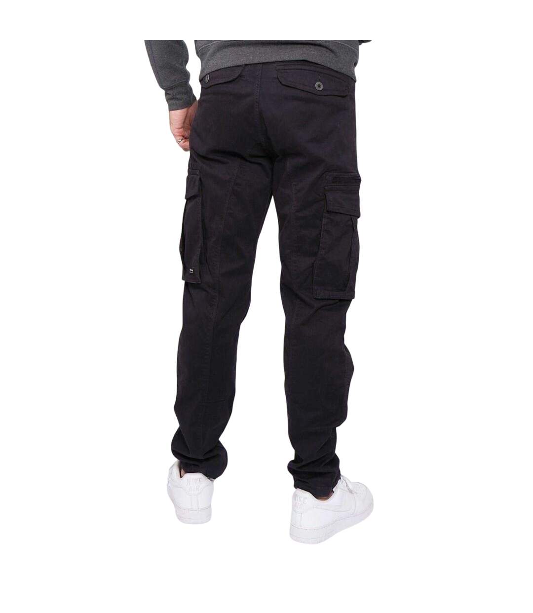 Pantalon À Poches Homme Noir Délavé Firetrap-3