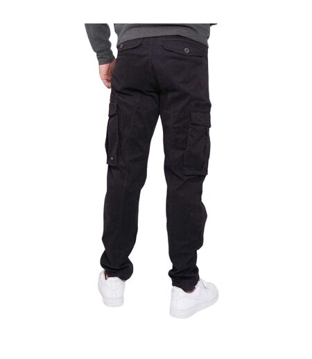 Pantalon À Poches Homme Noir Délavé Firetrap