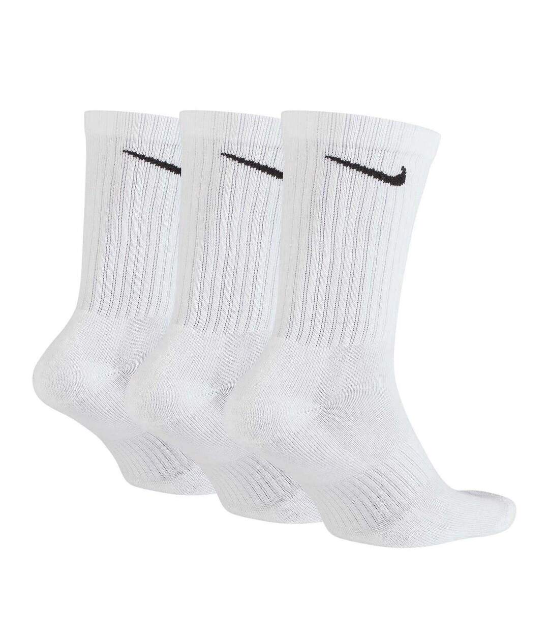 Lot De 3  Chaussettes Everyday Adulte Blanc Noir Nike-4