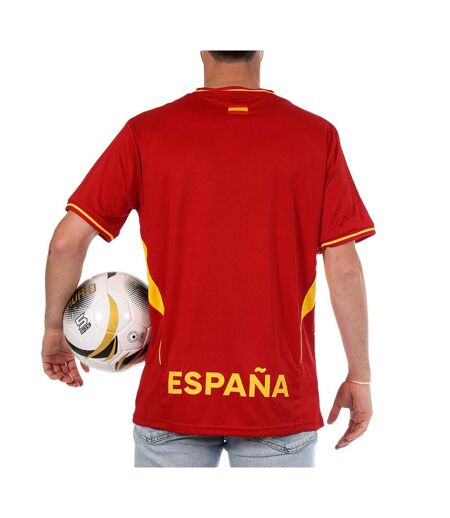 Espagne maillot supporter rouge mixte sport zone