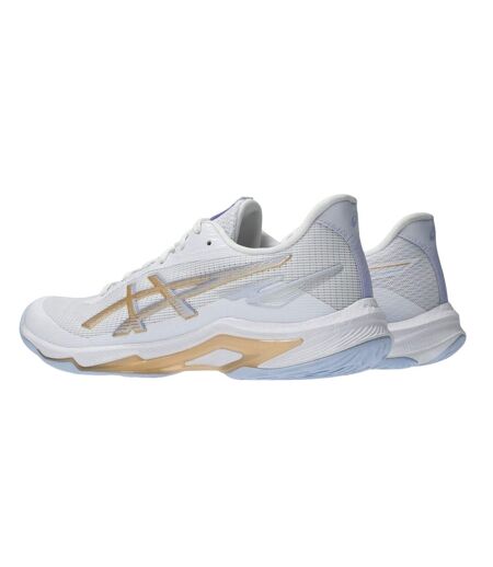 Womens/ladies Ballistic Ff 4 Trainers White Champagne Asics