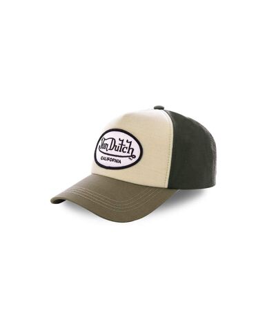 Casquette baseball Jacks Marron Ecusson Blanc Vondutch