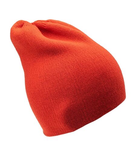 Bonnet Motif/style Logo Aspar Orange Iguana