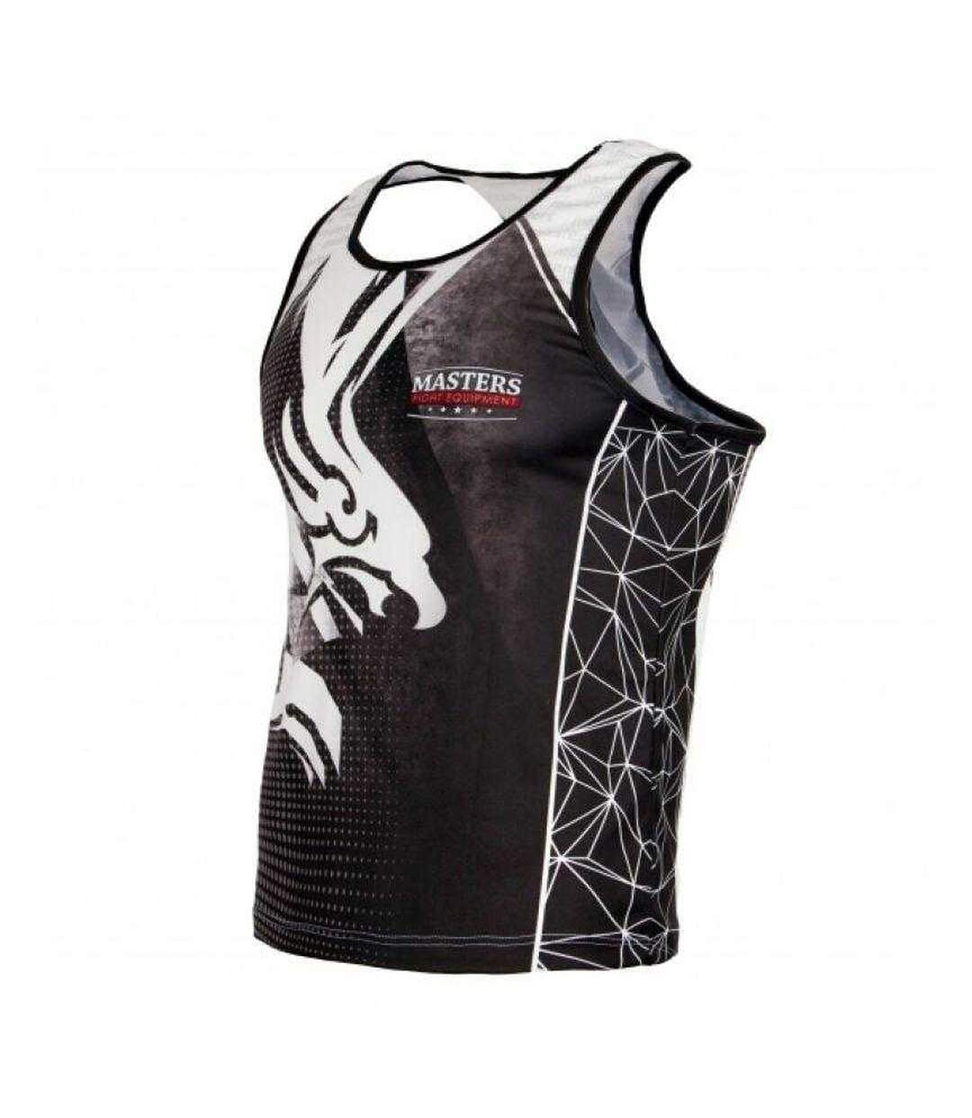 Débardeur De Boxe Motif/style Aigle Iron Pro Mfc Patriotic Homme L Blanc Noir Inny-3