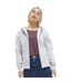 Womens/ladies College Heather Full Zip Hoodie Heather Grey Awdis-1