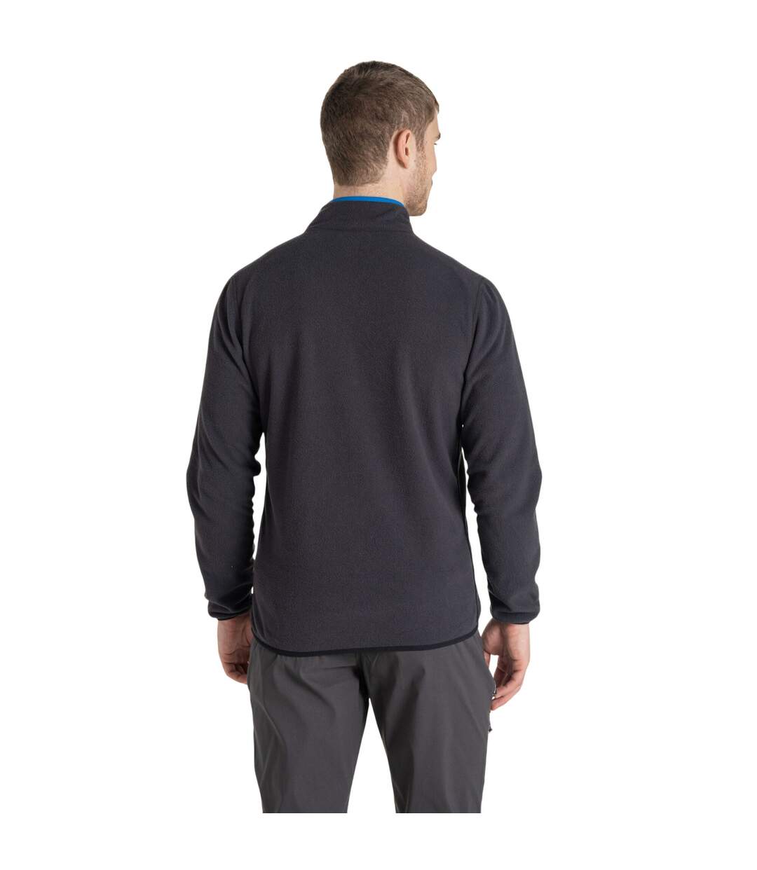Mens co2 renu technology fleece jacket black pepper Craghoppers-2