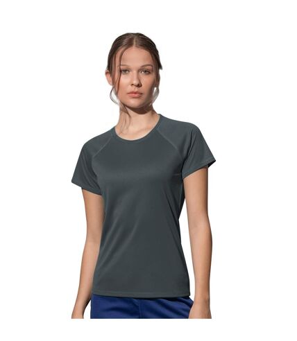 Stedman - T-shirt Raglan - Femme (Gris foncé) - UTAB460
