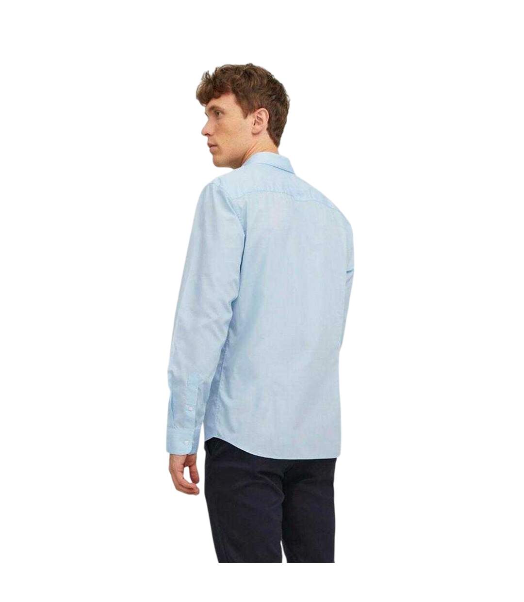 Chemise Habillée Manches Longues Joe Homme Bleu Clair Jack And Jones-2