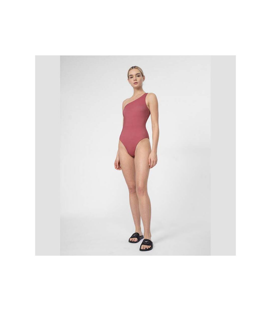 Maillot De Bain 1 Pièce F027 Femme Rose 4F-2
