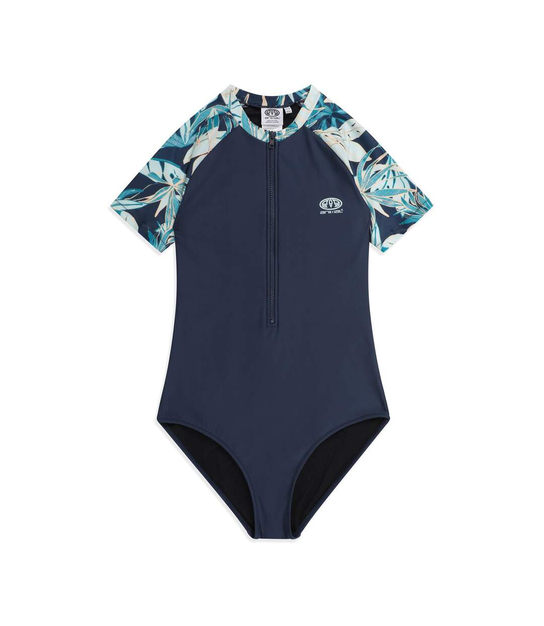 Maillot de bain 1 pièce isla femme bleu foncé Animal-1