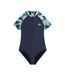 Animal Womens/Ladies Isla Recycled One Piece Bathing Suit (Dark Blue) - UTMW702