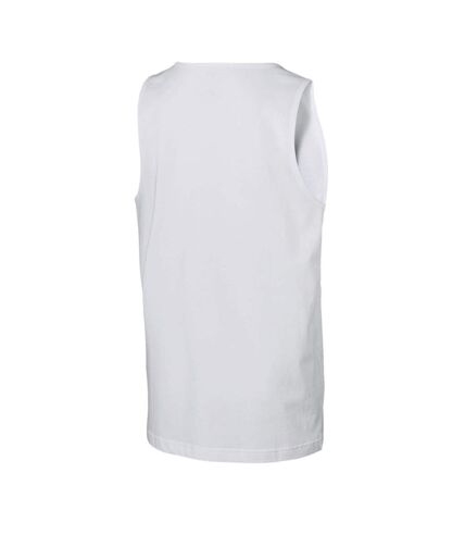 Skinnifit Mens High Neck Slash Armhole Vest (White) - UTRW4739