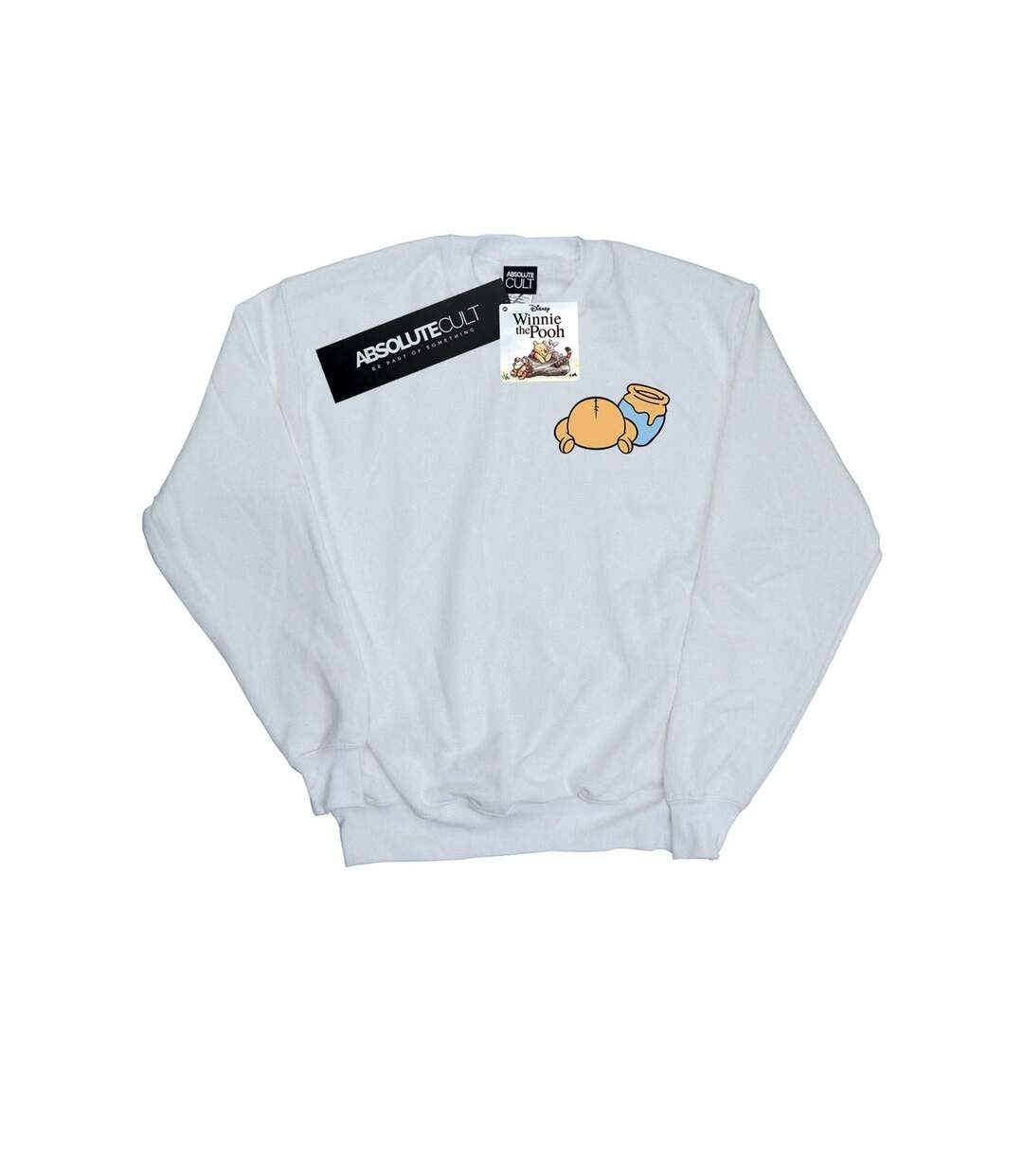 Disney Sweatshirt Winnie The Pooh Womens/Ladies avec impression de la poitrine au dos (Blanc) - UTBI42878-1