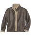 Le Blouson Style Bombardier Suédine Fourré Sherpa-1