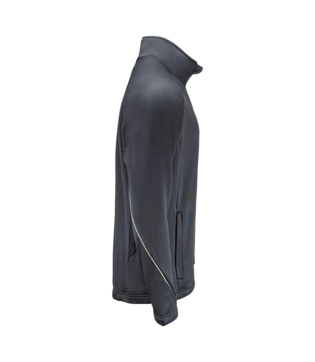 Mens 3319 Microfleece Fleece Jacket Grey Projob-4