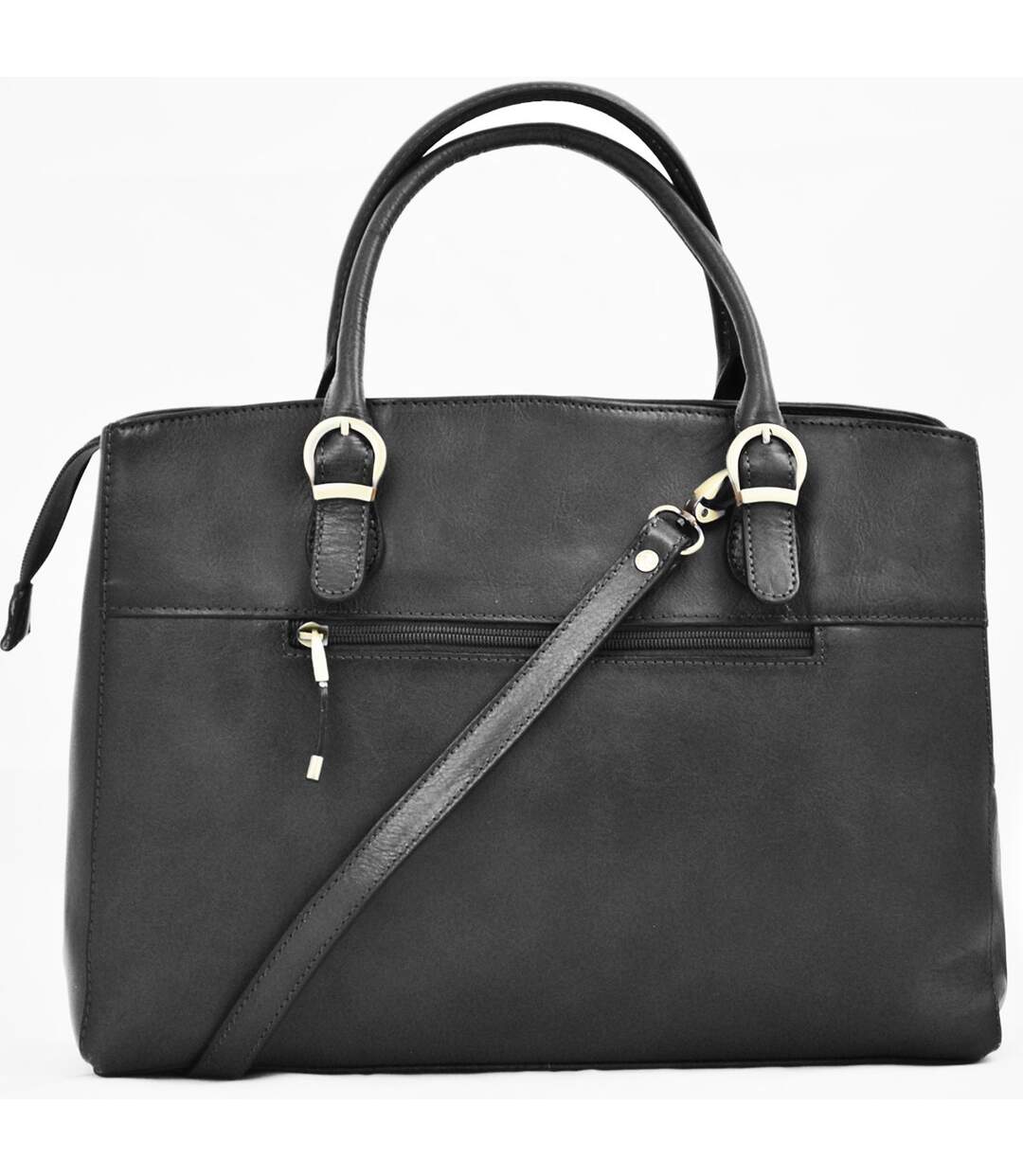 Katana - Sac à main en cuir - noir - 6503-3