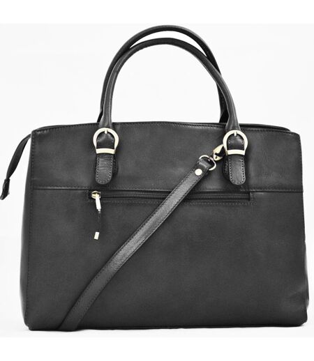 Katana - Sac à main en cuir - noir - 6503